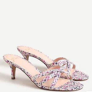 J. Crew Skinny-strap Sandals Liberty of London Phoebe Floral Shoes